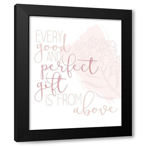 Perfect Gift from Above Black Modern Wood Framed Art Print with Double Matting by Allen, Kimberly
