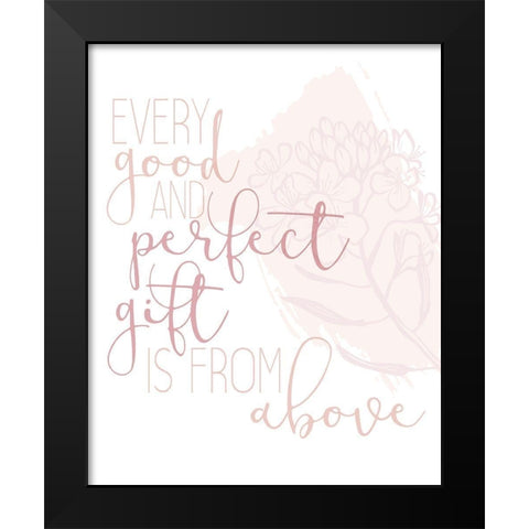 Perfect Gift from Above Black Modern Wood Framed Art Print by Allen, Kimberly
