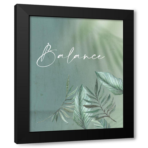 Balance Black Modern Wood Framed Art Print by Allen, Kimberly