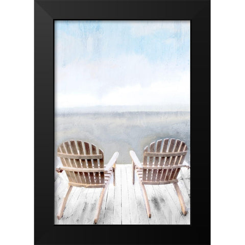 My View Black Modern Wood Framed Art Print by Allen, Kimberly