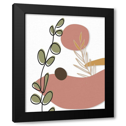 Natural Space 1 Black Modern Wood Framed Art Print with Double Matting by Allen, Kimberly