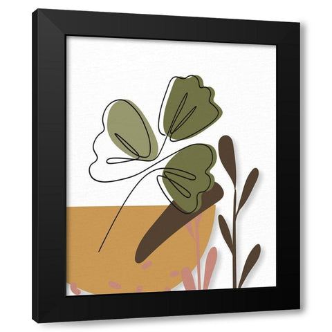 Natural Space 2 Black Modern Wood Framed Art Print with Double Matting by Allen, Kimberly