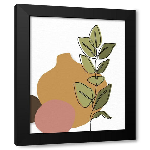 Natural Space 3 Black Modern Wood Framed Art Print with Double Matting by Allen, Kimberly