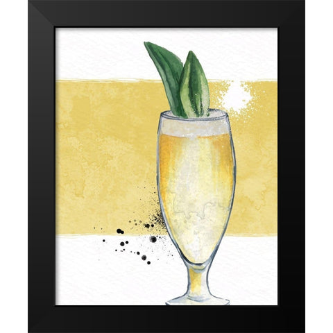 Cocktail Hour 2 Black Modern Wood Framed Art Print by Allen, Kimberly