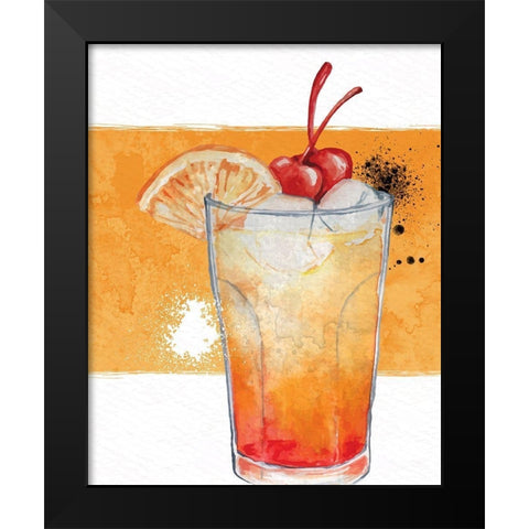 Cocktail Hour 4 Black Modern Wood Framed Art Print by Allen, Kimberly