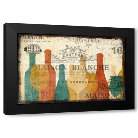 Maison Blanche Black Modern Wood Framed Art Print with Double Matting by Allen, Kimberly