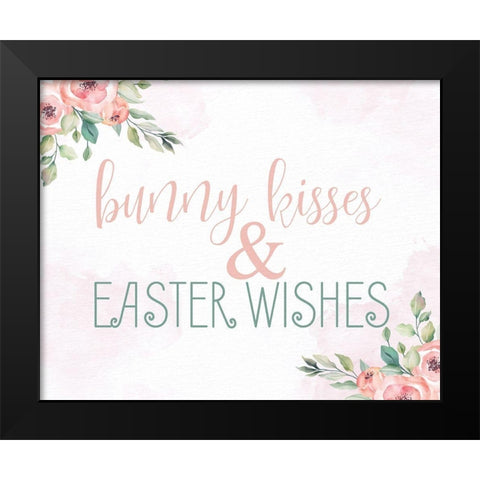 Easter Wishes Black Modern Wood Framed Art Print by Allen, Kimberly