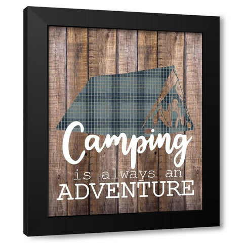 Explore Woods 1 Black Modern Wood Framed Art Print by Allen, Kimberly