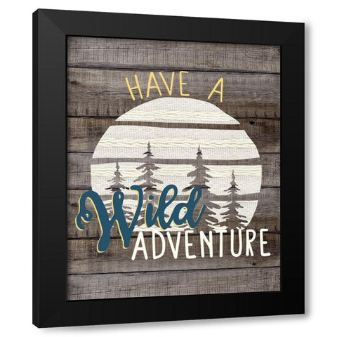 Wild Adventure 1 Black Modern Wood Framed Art Print with Double Matting by Allen, Kimberly