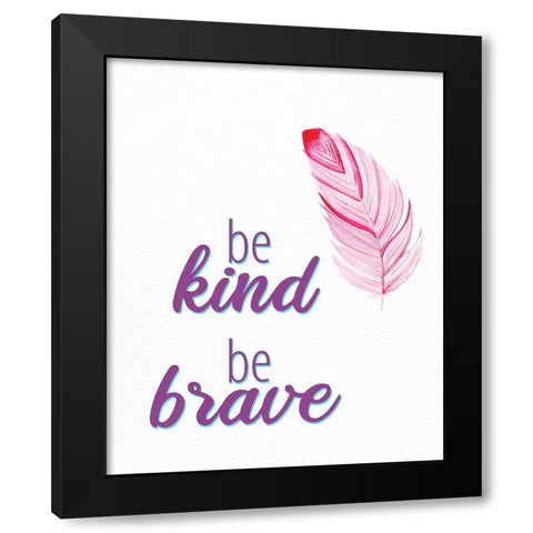 Always Follow Your Heart 4 Black Modern Wood Framed Art Print with Double Matting by Allen, Kimberly