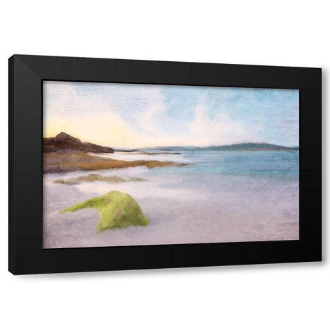 Beachy Black Modern Wood Framed Art Print by Allen, Kimberly