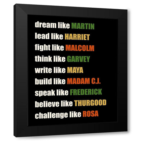 Like Black Modern Wood Framed Art Print with Double Matting by Allen, Kimberly