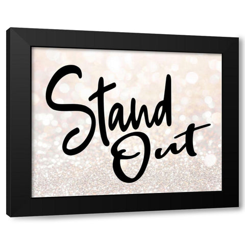 Stand Out Black Modern Wood Framed Art Print with Double Matting by Allen, Kimberly