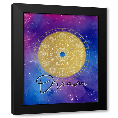 Dream Signs Black Modern Wood Framed Art Print by Allen, Kimberly