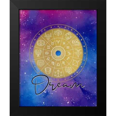 Dream Signs Black Modern Wood Framed Art Print by Allen, Kimberly