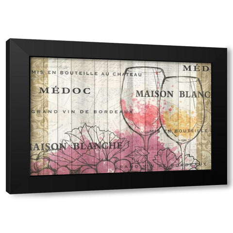 Bordeaux Black Modern Wood Framed Art Print with Double Matting by Allen, Kimberly