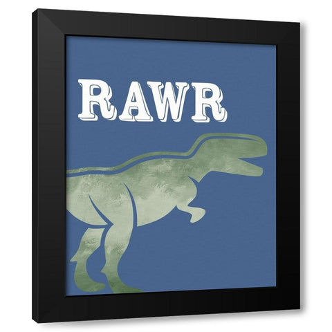 Stomp 2 Black Modern Wood Framed Art Print with Double Matting by Allen, Kimberly