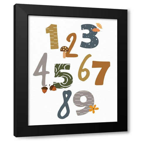 Woodland Playroom 2 Black Modern Wood Framed Art Print with Double Matting by Allen, Kimberly