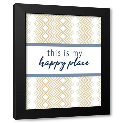 This Is V2 Black Modern Wood Framed Art Print by Allen, Kimberly