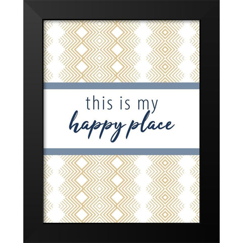 This Is V2 Black Modern Wood Framed Art Print by Allen, Kimberly