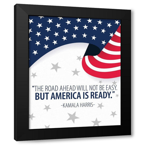 The Road Black Modern Wood Framed Art Print by Allen, Kimberly