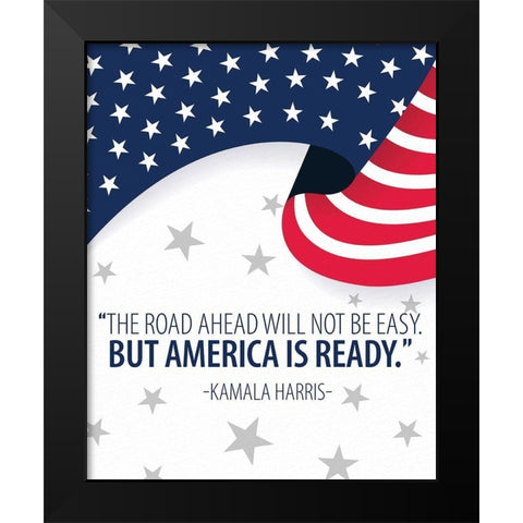 The Road Black Modern Wood Framed Art Print by Allen, Kimberly