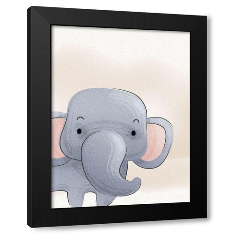 Peek A Boo 1 Black Modern Wood Framed Art Print by Allen, Kimberly