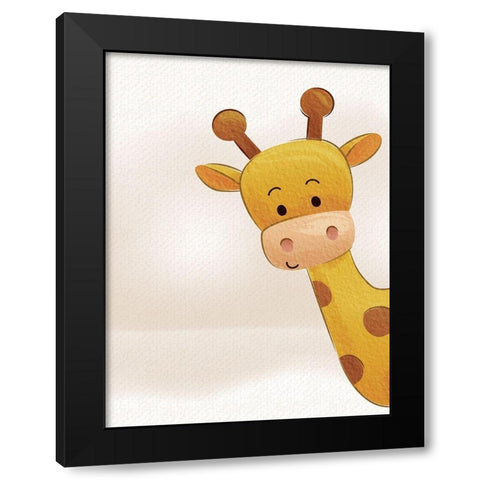 Peek A Boo 2 Black Modern Wood Framed Art Print with Double Matting by Allen, Kimberly