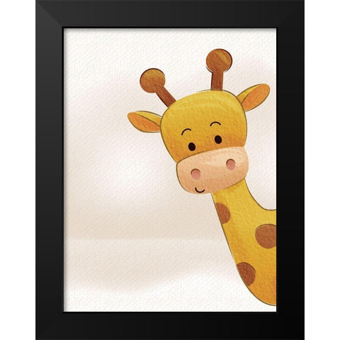 Peek A Boo 2 Black Modern Wood Framed Art Print by Allen, Kimberly