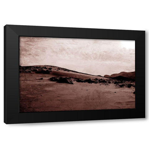 Dunes Black Modern Wood Framed Art Print by Allen, Kimberly