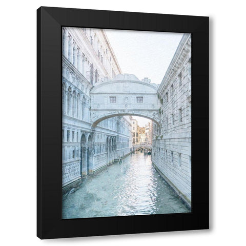 Waterway Black Modern Wood Framed Art Print with Double Matting by Allen, Kimberly