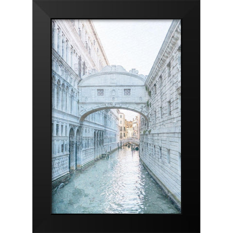 Waterway Black Modern Wood Framed Art Print by Allen, Kimberly