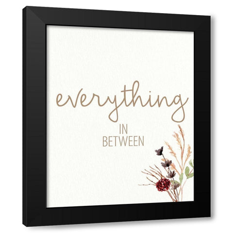 Grateful for Everything 3 Black Modern Wood Framed Art Print with Double Matting by Allen, Kimberly