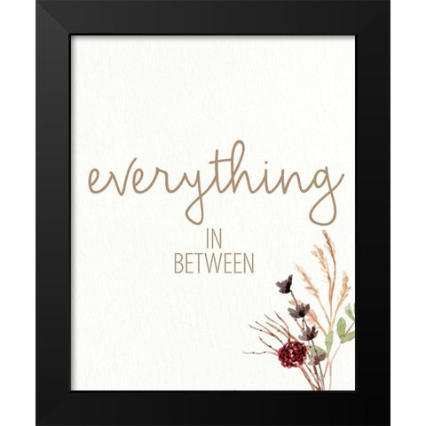 Grateful for Everything 3 Black Modern Wood Framed Art Print by Allen, Kimberly