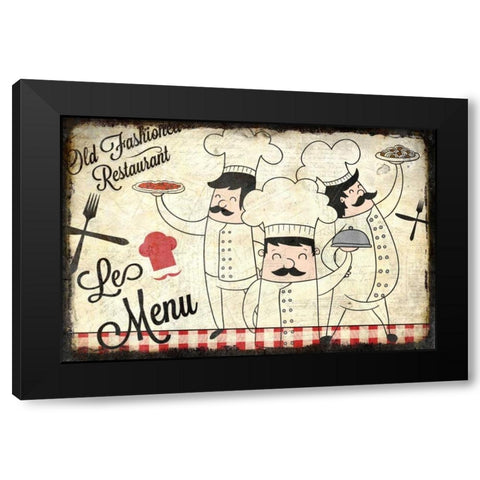 Old Fashioned Black Modern Wood Framed Art Print with Double Matting by Allen, Kimberly