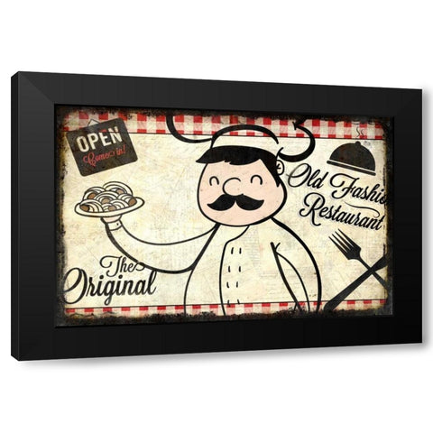 Old Fashioned 2 Black Modern Wood Framed Art Print by Allen, Kimberly