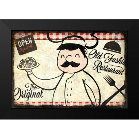 Old Fashioned 2 Black Modern Wood Framed Art Print by Allen, Kimberly