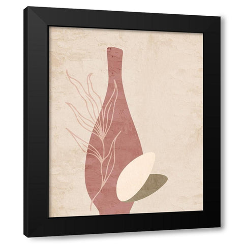 Vase 1 Black Modern Wood Framed Art Print with Double Matting by Allen, Kimberly
