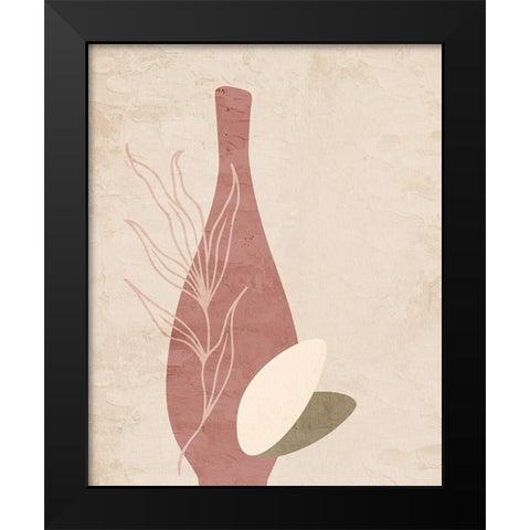Vase 1 Black Modern Wood Framed Art Print by Allen, Kimberly