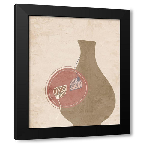 Vase 2 Black Modern Wood Framed Art Print with Double Matting by Allen, Kimberly