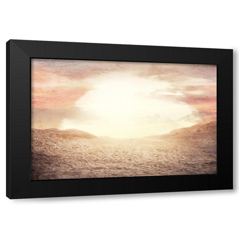 Desert Sunset Black Modern Wood Framed Art Print by Allen, Kimberly