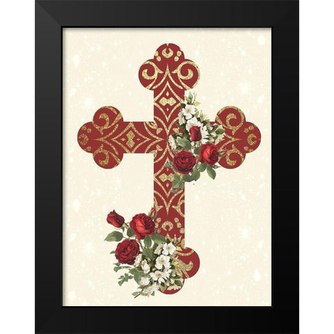 Pray 2 Black Modern Wood Framed Art Print by Allen, Kimberly