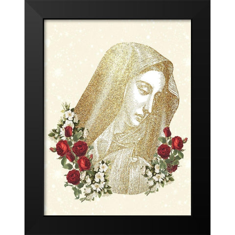 Pray 6 Black Modern Wood Framed Art Print by Allen, Kimberly