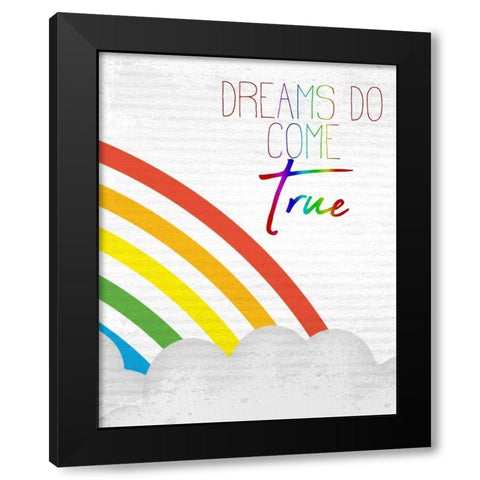 Dreams Come True 3 Black Modern Wood Framed Art Print with Double Matting by Allen, Kimberly