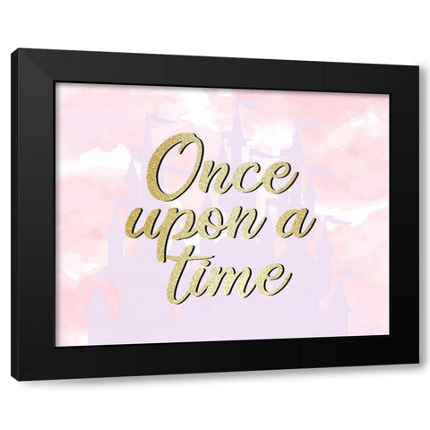 Once Upon a Time Black Modern Wood Framed Art Print by Allen, Kimberly
