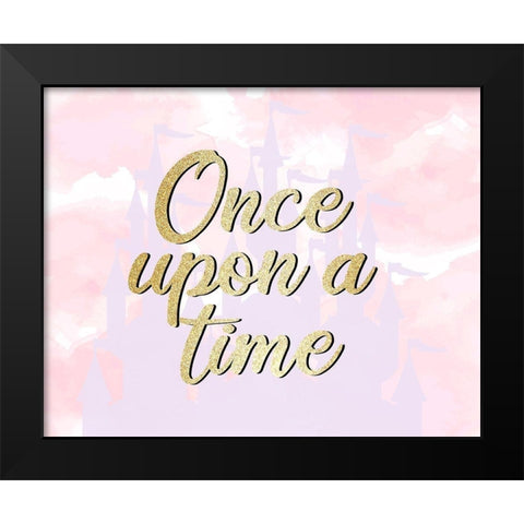Once Upon a Time Black Modern Wood Framed Art Print by Allen, Kimberly