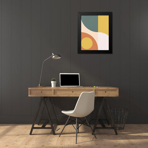 Desert 1 Black Modern Wood Framed Art Print by Allen, Kimberly