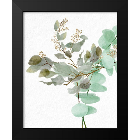 Eucalyptus 1 Black Modern Wood Framed Art Print by Allen, Kimberly