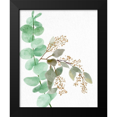 Eucalyptus 2 Black Modern Wood Framed Art Print by Allen, Kimberly