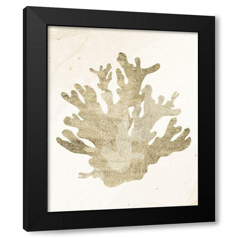 Coral Hue 3 Black Modern Wood Framed Art Print by Allen, Kimberly